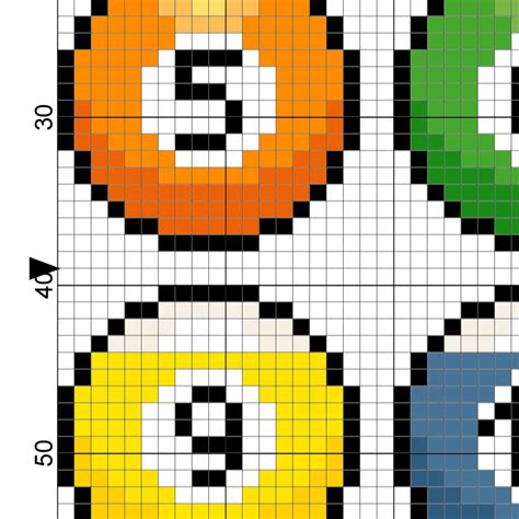 Charts Club Members Only Billiard Balls Cross Stitch Pattern Daily