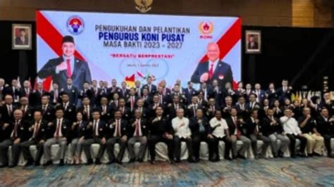 Resmi Kepengurusan Koni Pusat Periode Dilantik Menpora Ri