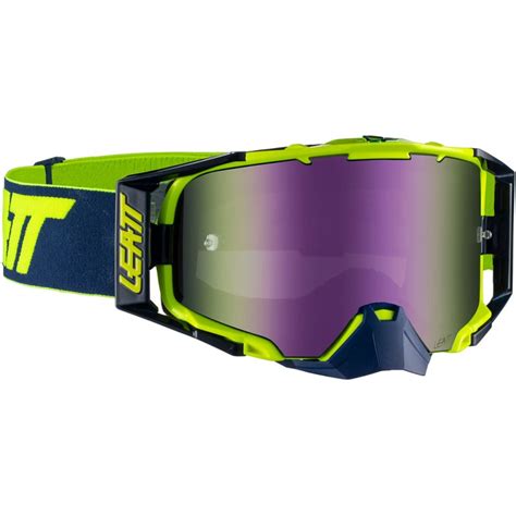 Masque Leatt Velocity Iriz Violet Jaune Accessoires Et Quipements