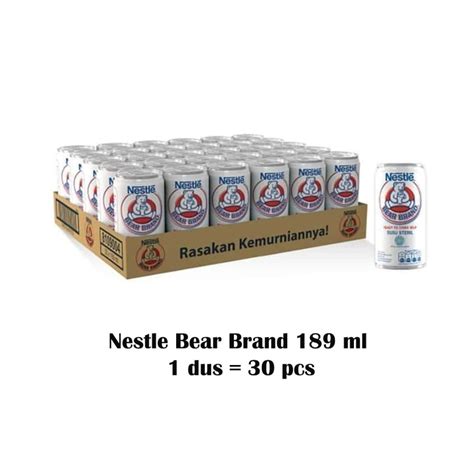 Jual Susu Beruang Nestle Bear Brand 189 Ml 1 Dus Isi 30 Kaleng