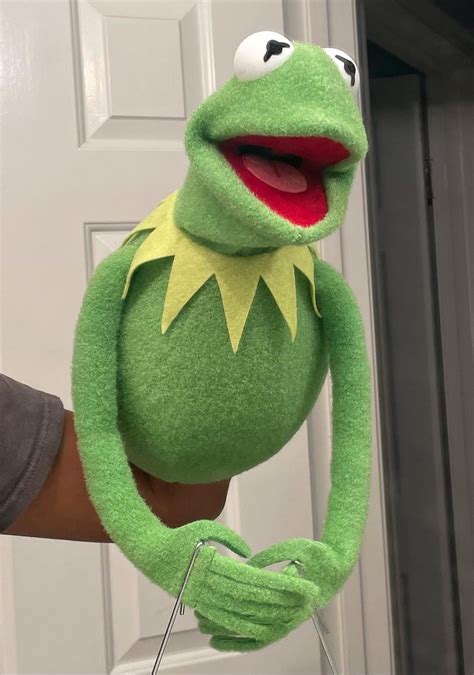 Kermit The Frog Puppet Replica Full Body Hand Built Arm Rods