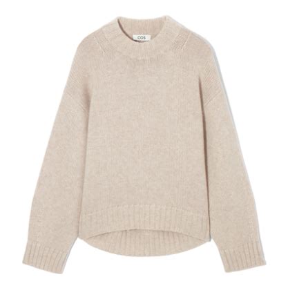 Chunky Pure Cashmere Crew Neck Jumper