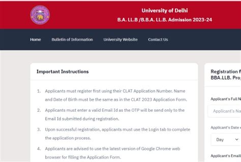 Du Law Admission Delhi University Extends Registration Deadline