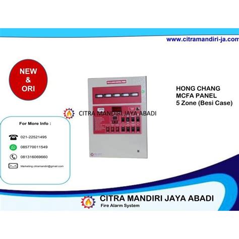 Jual Mcfa Panel Zone Hong Chang Besi Case Master Control Fire Alarm