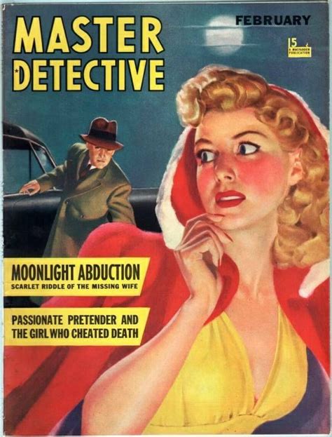 Master Detective Pulp Fiction Magazine Cover Pulp Fiction Magazine