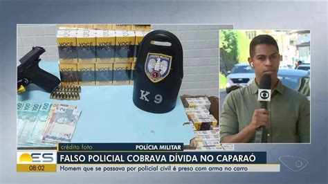 Homem Que Se Passava Por Policial Civil Para Cobrar Dívidas é Preso No