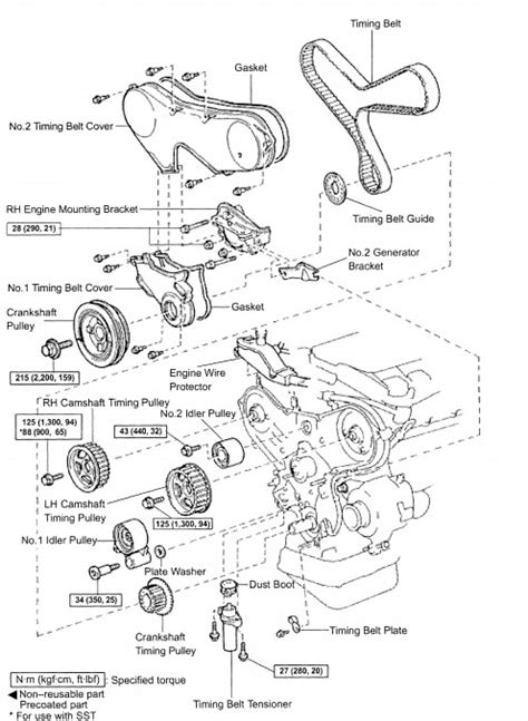 How To Timing Belt Replacement Camry Avalon Es Sienna Rx