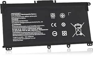 Wefly TF03XL Laptop Battery Compatible For HP Pavilion X360 14 Bf0xx 14