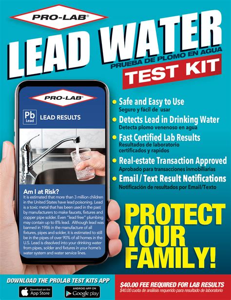 Lead In Water Test Kit – PRO-LAB® Test Kits