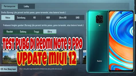 Test Pubg Di Hp Redmi Note Pro Setelah Update Miui Youtube