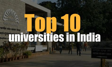 Top 10 Universities in India - CouponMoto