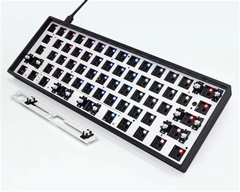 GK61X Mechanical Keyboard DIY Kit Hotswap Keyboard GK61 Upgrade Version ...