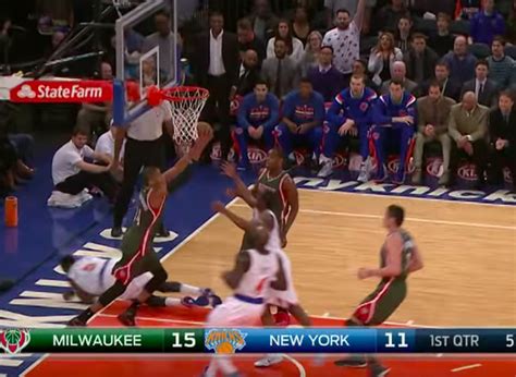 Giannis Antetokounmpo constantly goes half court to the rim in 1 ...