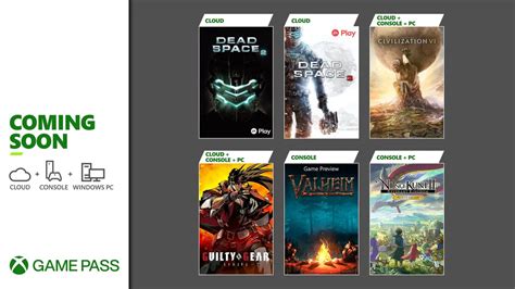 Xbox Xbox Game Pass Marzo De Microsoft Lo Rompe Con Varios