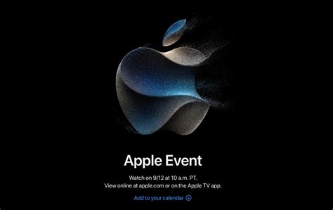 Apple iPhone 15 Release Date: New Event Page Goes Live With Cool Animation - 'Forbes' News ...