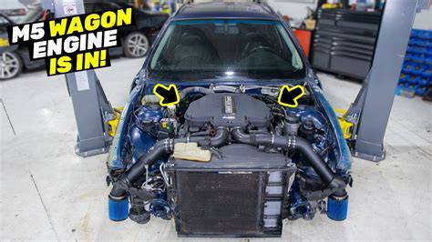 Bmw M Wagon Build S Engine Install Dinan Upgrades Youtube