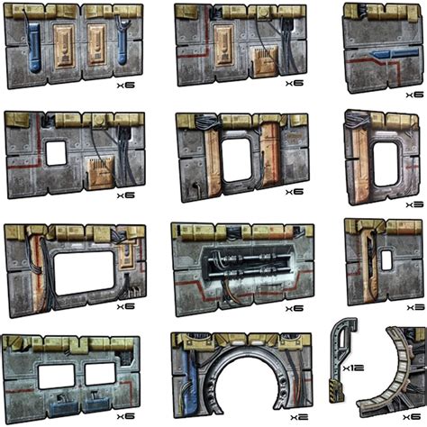 Battle Systems Frontier Core Set Sci Fi Terrain Welovegamesshop