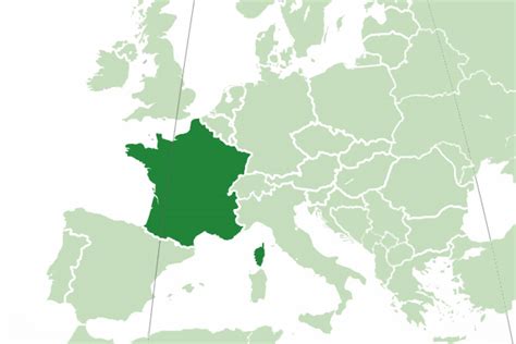 Map Of France And Bordering Countries - Map