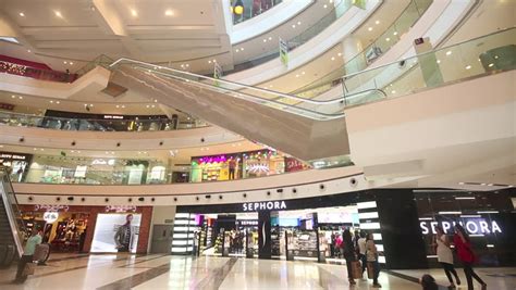 mall india noida ncr india-5th july2016 Stock Footage Video (100% ...