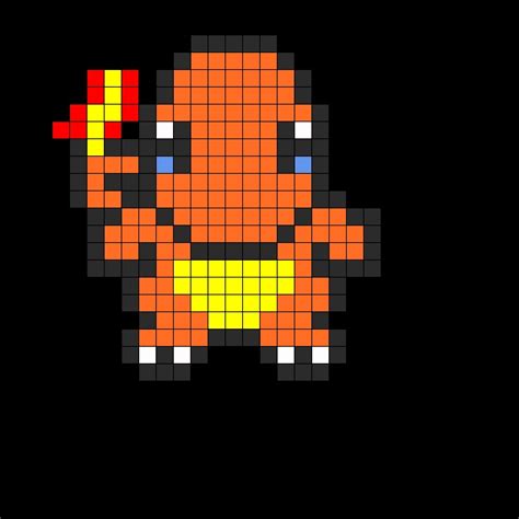 Charmander Kandi Pattern Perler Beads Designs Beading Patterns Fuse