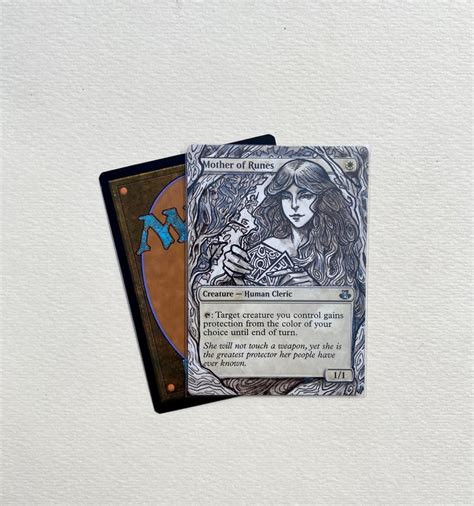 Magic The Gathering Mother Of Runes Full Art Alter Etsy