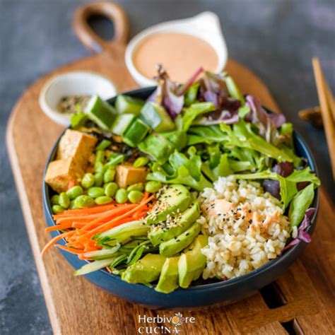 Vegan Poke Bowl Herbivore Cucina