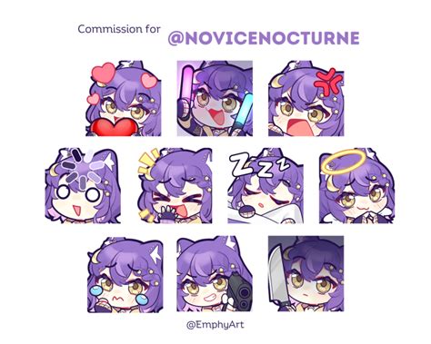 Emphy Emote Cm Open On Twitter Emote Commission Thank You For