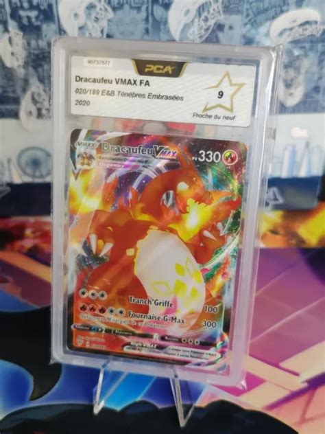 CARTE POKÉMON FR Dracaufeu Vmax 020 189 EB Ténèbres Embrassées PCA