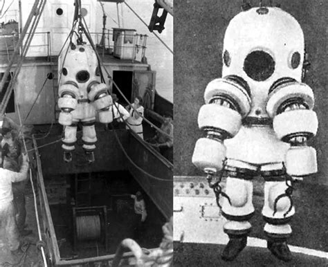 The Early Diving Suits Through Rare Photographs Rare