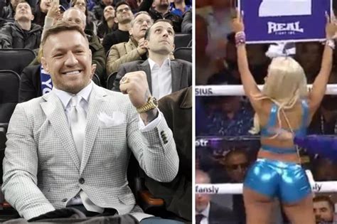 Conor Mcgregor Tells Jake Paul Ring Girl Saweetie The Right Hand Is