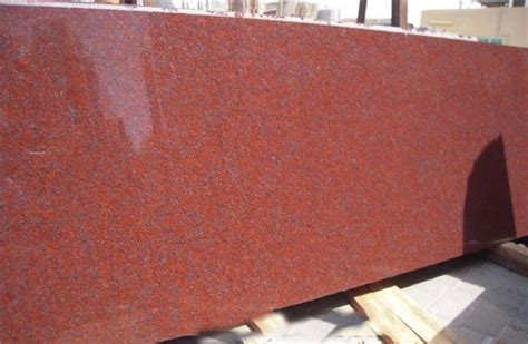 Slab Polished Jhansi Red Granite Thickness 15 20 Mm At Rs 90square