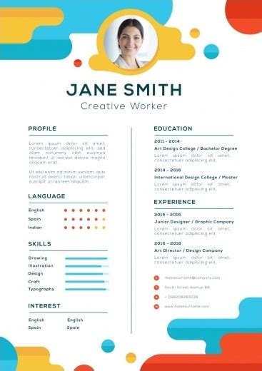 Cv Kreatif Kreatif Cv Kreatif Creative Cv Template Resume Kreatif Riset