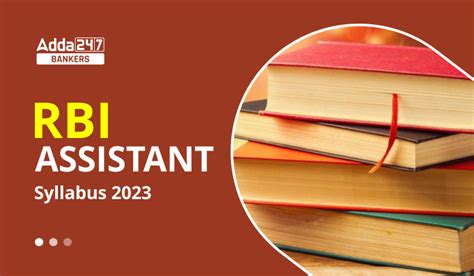 RBI Assistant Syllabus 2024 and Exam Pattern for Prelims and Mains Exam