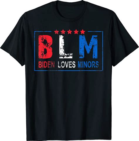 Biden Loves Minors BLM Funny Joe Biden 2021 Tee Shirt ShirtElephant