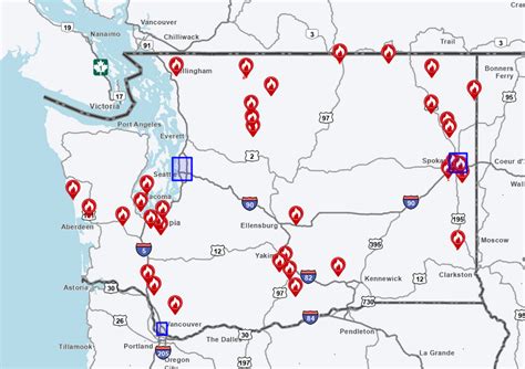 Interactive WA Wildfire Map Shows Location Status Of Fire Tacoma