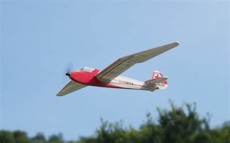 Minimoa Glider gull wing 700mm micro RC aircraft kit