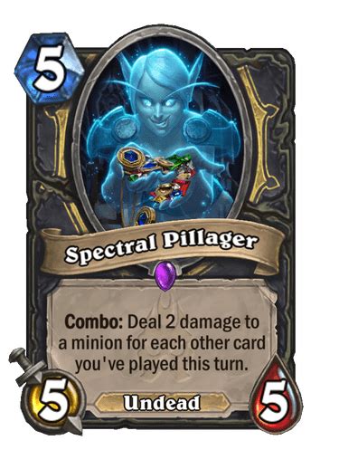 Spectral Pillager Hearthstone Card Library