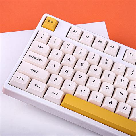 Buy Keycap 140 Keys XDA Profile PBT DYE SUB Honey Milk Keycaps For