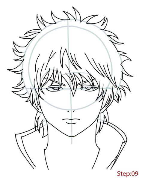 How Draw Gintoki Gintama Step Anime Character Drawing Drawings