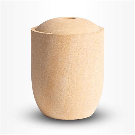 Bio Urn Kalksteen Groot 3 7 Liter Beige Creme Urn Store