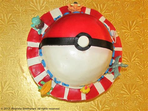 Pokemon ball cake