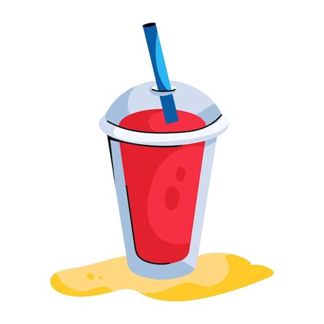 Premium Vector Modern Flat Icon Of Takeaway Drink