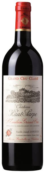 HAUT SARPE 2003 Grand Crus De Bordeaux SAINT EMILION GRAND CRU ROUGE