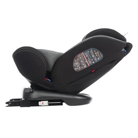 Siège auto isofix groupe 0 1 2 3 noir gris Babycare