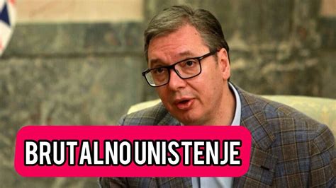 Brutalno Unistenje Posle Ovoga Sto Je Vucic Uradio Neki Na Ulicu Od