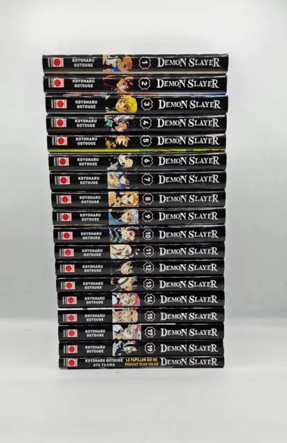 Lot De Mangas Demon Slayer Tomes Eur Picclick Fr