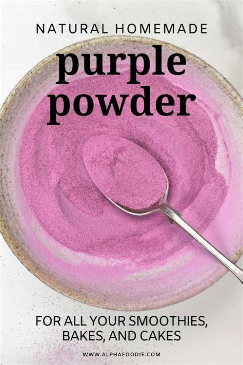 How To Make Ube Powder Purple Sweet Potato Powder Recept