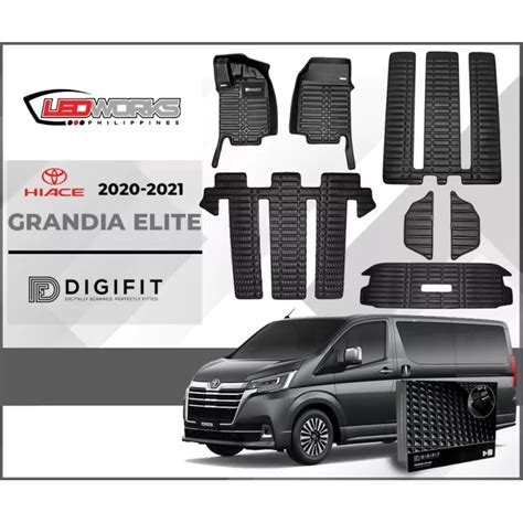 Toyota Super Grandia Elite Digifit Premium Car Matting