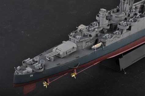 Uss Indianapolis Ca 35 1945 1350 Ship Trumpeter Model Kit 05326 Ebay