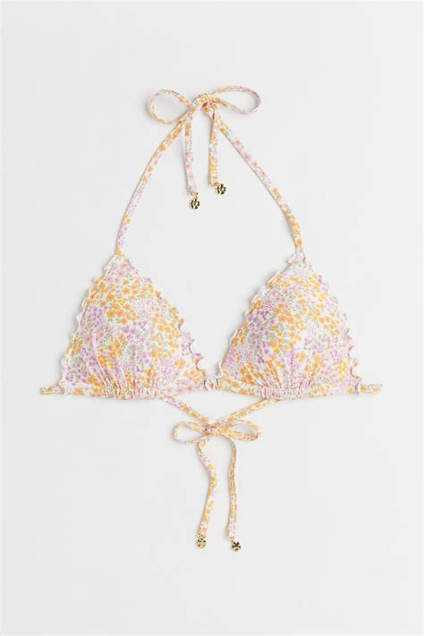 Push Up Triangle Bikini Top